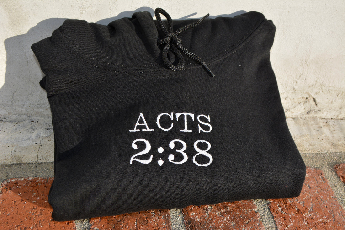 BLACK ACTS 2:38 HOODIE