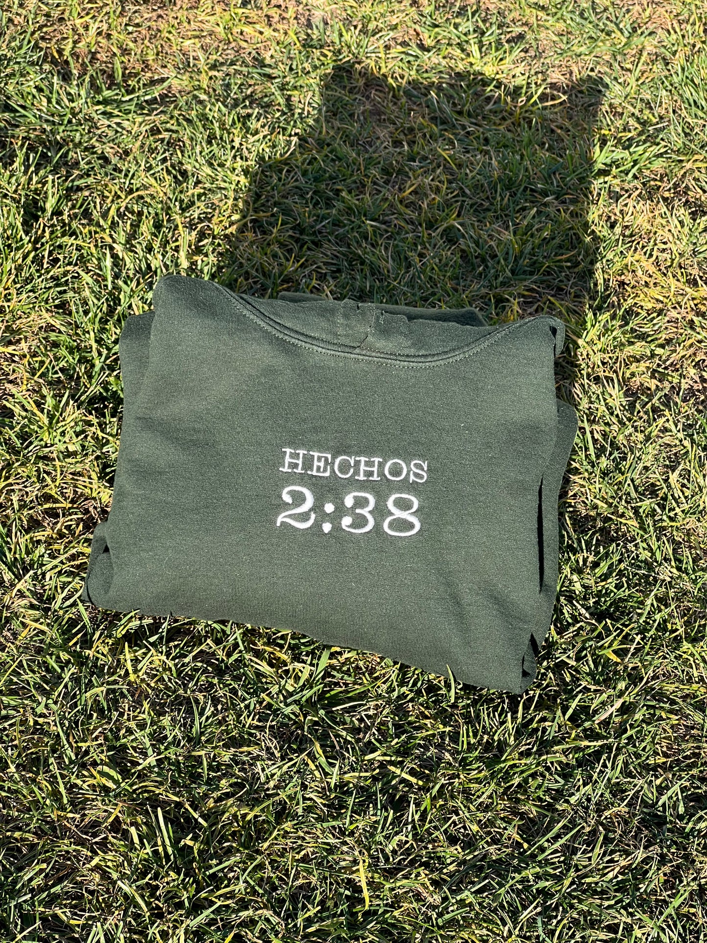 FOREST GREEN HECHOS 2:38 HOODIE