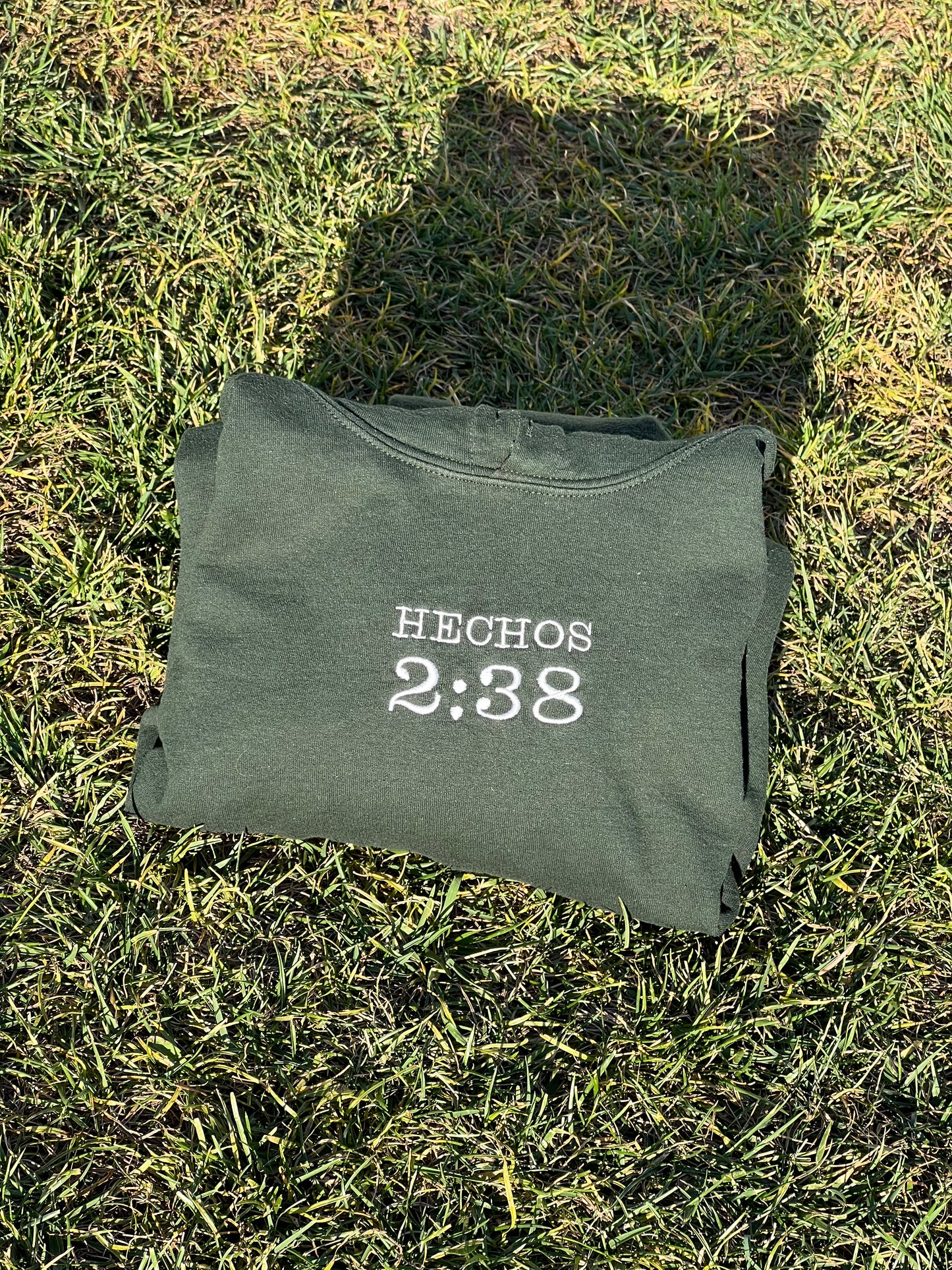 FOREST GREEN HECHOS 2:38 HOODIE