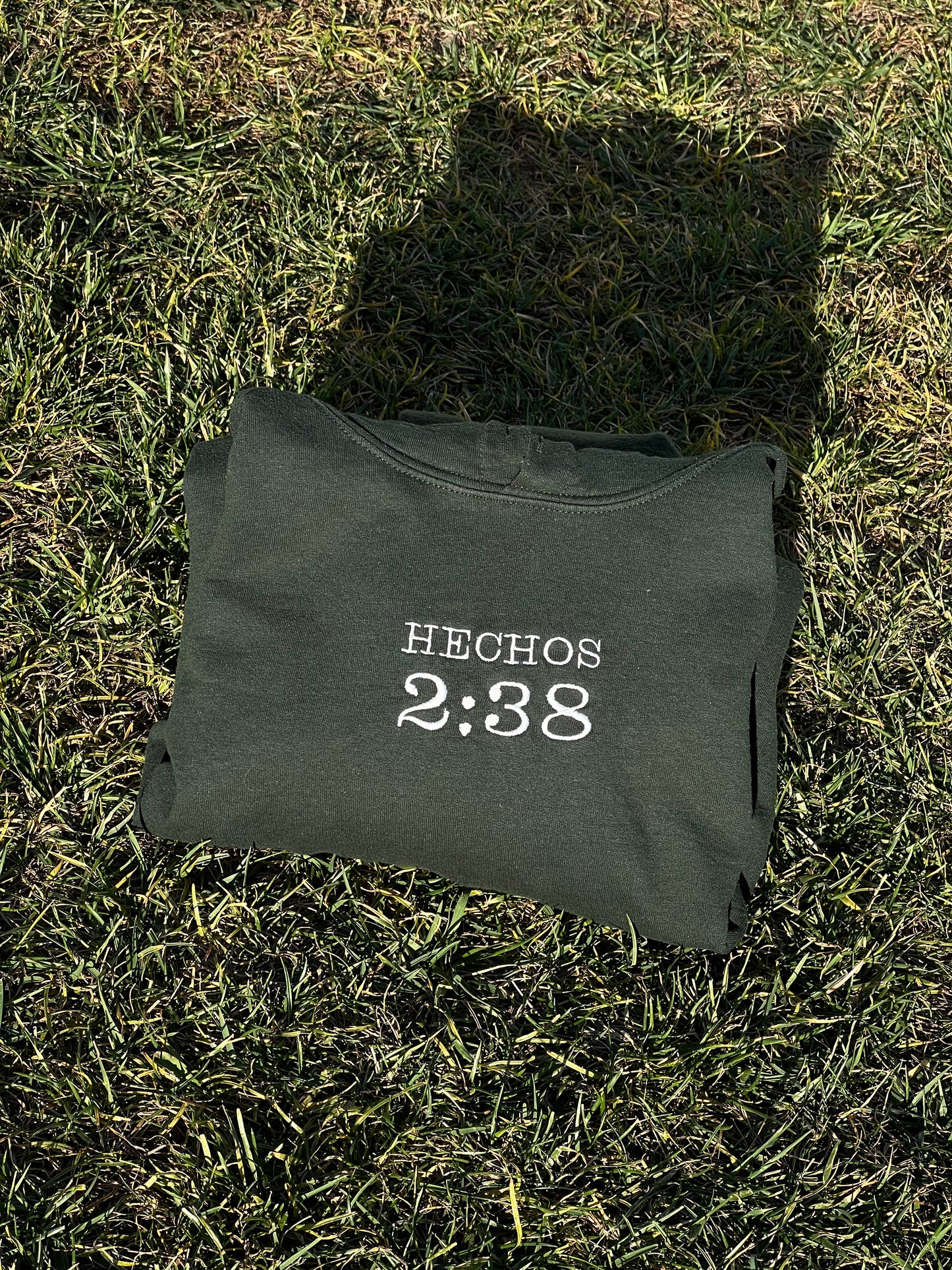 FOREST GREEN HECHOS 2:38 HOODIE