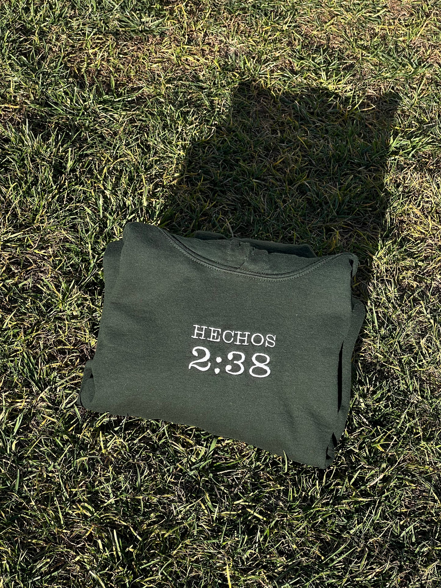 FOREST GREEN HECHOS 2:38 HOODIE